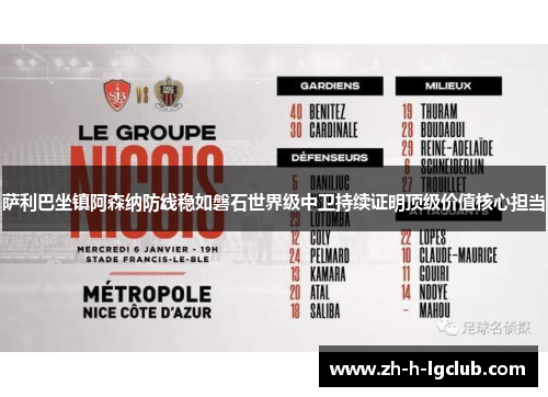 萨利巴坐镇阿森纳防线稳如磐石世界级中卫持续证明顶级价值核心担当